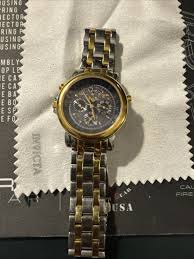 Invicta 3020 Sapphire Crystal Silver Gold Navy Water ...