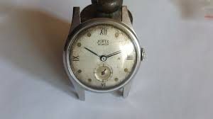 VINTAGE Very RARE swiss made PERFEX BESANCON military watch ...