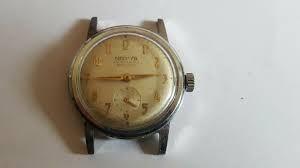 VINTAGE Very Rare ANCRE 15 rubis jewels military watch swiss ...