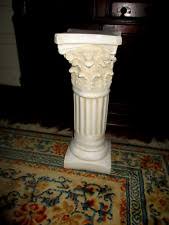 Emsco Greek Column Pedestal Plant Stand Garden Outdoor Decorative Indoor Beige for sale online | eBay
