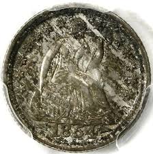 PCGS MS63 1854 O W/ARROWS SEATED LIBERTY HALF ...