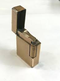 Vintage Antique S.T. Dupont Roller Gas Gold Plated Pocket ...