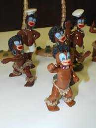 Sold at Auction: Black Americana, Irene Nye Jungle Village