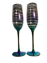 Stunning Z Gallerie Tall "Majestic" Champagne Glass/Flute w ...