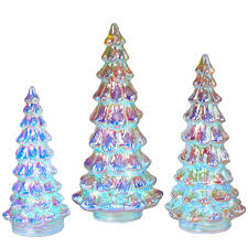Lighted Iridescent Glass Christmas Tree – HighlandSide Interiors, Gifts and Monogramming