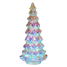Large Irredescent Glass Tree