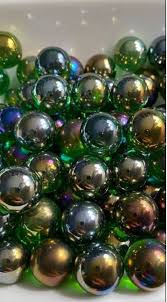 16mm "lustered Green" Bulk Pack of 50 or 100 Player Glass ...