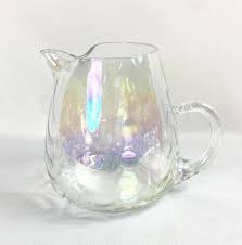 Vintage Iridescent Cocktail Pitcher and Small Roly Poly ...