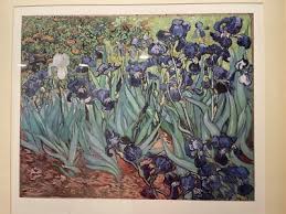 Irises by Vincent Van Gogh Giclee Fine Art Print Reproduction Gold Framed | eBay