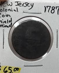 1787 New Jersey Colonial Coin Shield Outlined | eBay
