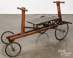 Sold at Auction: Unusual child's Irish Mail scooter, ca. 1900