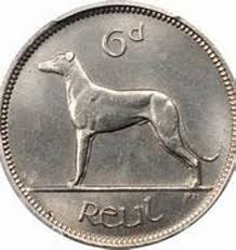 1928 Thro 1969 Ireland 6 Pence- Irish Wedding Coin- All ...