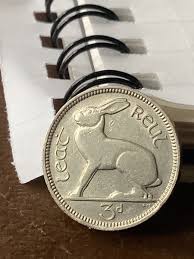 Rare 1935 Ireland, Eire, 3d Threepence coin. Only 240k minted. Free UK P&P | eBay