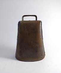 Antique Iron Cow Bell 6" | eBay