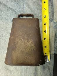 VINTAGE 1800S OLD HAND MADE CRAFTED METAL COW ...