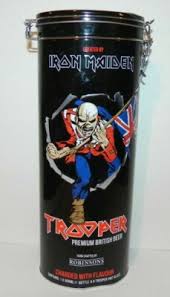 IRON MAIDEN ~ TROOPER BRITISH BEER TIN - ROBINSONS BREWERY ...