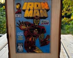 Iron Man Comic Cover - Etsy