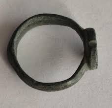 Wearable Ancient Byzantine Bronze Ring Depicting a Cross ...