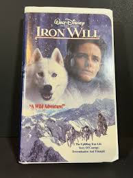 New Factory Sealed IRON WILL VHS Tape Movie Walt Disney Home ...