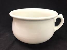 Vintage White Porcelain 9" Homer Laughlin Chamber Pot Potty Ref. 19845 - Etsy Canada