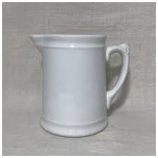 Pre 1912 'Homer Laughlin' Ironstone Pitcher. For Sale at Ruby Lane