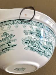 VINTAGE RIDGWAY WOODLAND GREEN COVERED CHINA BOWL ENGLAND MADE | eBay