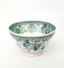 Antique Green Transferware Handleless Cup & Saucer TYROLEAN Staffordshire Englan | eBay