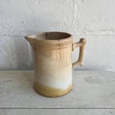 Antique Tankard Stained & Crazed Ironstone Pottery Water, Milk Pitcher | Vintage Farmhouse Decor | Vintage Ironstone | Neutral Farmhouse - Etsy