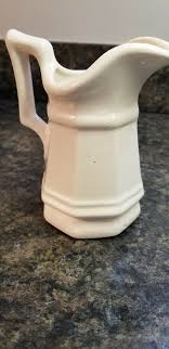 Vintage Creamer / Small Pitcher Handmade by Basilisk, Inc. Vermont ~ Blue Floral | eBay