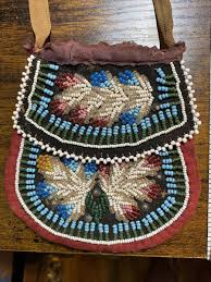 Native American Indian Beaded Pouch c. 1880's | eBay