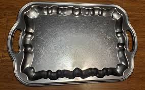 TIN serving tray approx. 11-1/2 x17 inch ~ TIN serving tray ...