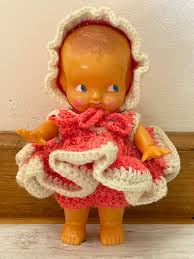 Vintage Kewpie Doll in Pink Dress IRWIN | Mercari