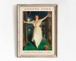 Anders Zorn - Isabella Stewart Gardner in Venice (1894 ...