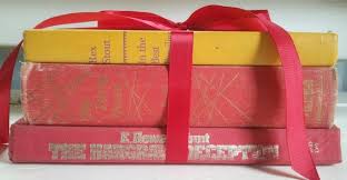 Vintage Book Bundle: Red & Yellow Decor Books, 1950-1980 ...