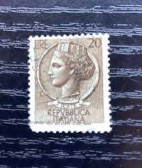 REPVBBLICA ITALIANA 20 LIRE STAMP | eBay
