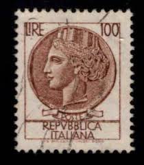 Italy Scott 998p Used Italia common design stamp | Europe - Italy, General Issue Stamp / HipStamp