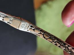 Artisan Of Bali Sarda Sterling Silver oval 6.75" Bracelet ...