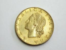 Vintage Italy 1974. Lire 20 Coin. Repubblica Italiana. Oak ...