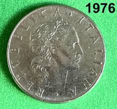 Coin Italy L.50 50 Lire 1994 / 16mm dia. or 1976 y. Very good condition | eBay