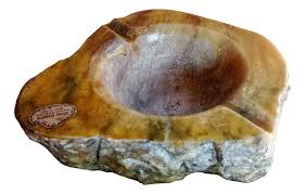 Vintage Alabaster Ashtray, Italy, 1970s | Chairish