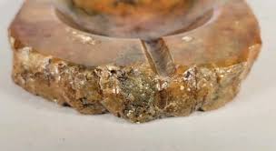 Vintage Mid Century Modern MCM Alabaster Carved Ashtray Heavy | eBay