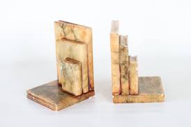Italian Alabaster Bookends – Lucky Crane Vintage