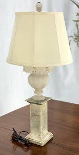 1900s Carved Alabaster Grapes Leaf Motive Urn Shape Square ...