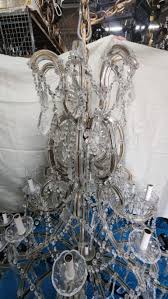 Large Scale Italian Beaded Chandelier For Sale at 1stDibs