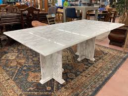 Mid-20th Century Italian Calacatta Marble Dining Table on ...