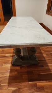 Restoration Hardware Marble Dining Table for Sale in Los ...