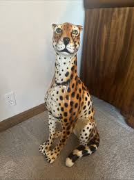 Vintage Italian Ceramic Cheetah | eBay