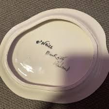 RARE BunRatty Ireland POTTERY 3D Floral Covered Dish SIGNED O'Neill UNIQUE | eBay