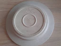 Kähler HAK Denmark, Deep Plate With Plant Motif, Produced in ...