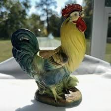 Vintage Rooster Planter | eBay